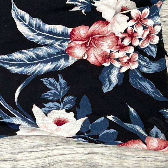 Charlotte Russo Floral Black Spaghetti Strap Dress Sz S - Picture 8 of 8